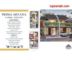 Rumah Cantik, Asri dan Nyaman di Cluster Prima Aryana MD718