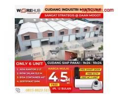 Gudang Daan Mogot baru siap pakai strategis design modern Warehub daan mogot