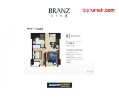 The Branz Apartemen Modern Murah Siap Huni Full Furnish di BSD City