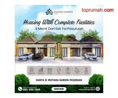 RUMAH MINIMALIS TYPE 36 DI MUTIARA GARDEN KOTA PASURUAN FASILITAS LENGKAP