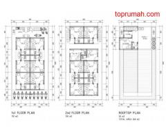 Dijual kost-kosan 2 lantai luas 8x16 128m2 Villa Mutiara Cikarang