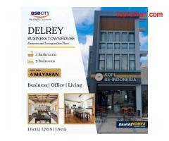 Ruko Delrey Business Townhouse Investasi Terbaik di BSD City