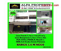 Dijual Ruko Jalan Sadang Kota Pontianak