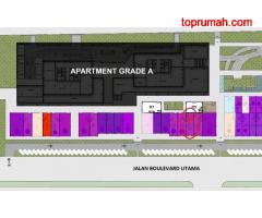 Ruko Ready 3 lantai ukuran 6x17 102m New East hadap boulevard utama JGC Jakarta Garden City