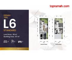 Rumah Brand New 2lt opsi Attic type 3KT Cluster Yarra Seine Essence JGC Jakarta Garden City