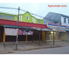 Tanah Strategis Bonus 2 Ruko +2Rumah +1Gedung di kawasan Pasar Cilamaya Karawang.