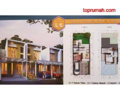 Rumah 2 lantai siap huni 6x15 90m2 Type 4KT Cluster Yarra JGC Jakarta Garden City Cakung