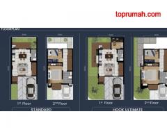 Rumah akses tol dan stasiun di dalam perumahan Giantara serpong city