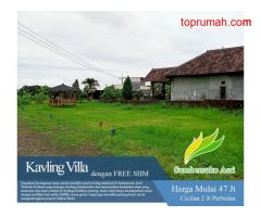 Tanah Kavling  Villa Sumber Suko Asri, Industri Terdekat, dan Pemandangan Pegunungan, Free SHM