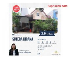 Dijual Rumah Sertifikat SHM di Sutera Kirana Alam Sutera