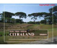 Tanah Kavling Citraland di Raya Bukit Golf Internasional, Surabaya