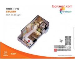 Dijual Murah BU Apartement Urbantown Serpong Dekat Stasiun Sudimara, Pasar Modern BSD City, Mall Bin