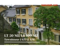 Townhouse cantik mewah di Karawaci Full Furnished siap tinggal disewakan !!