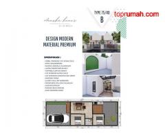 Di jual rumah Design moderen minimalis di belakang graha bintang cimuning