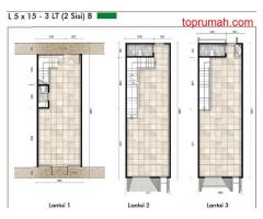 Ruko Cleon Park 5x15 75m JGC Jakarta Garden City Cakung