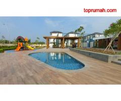 Rumah 3lt 7x14 98m 3+1KT Cluster Sentarum Asya JGC Jakarta Garden City